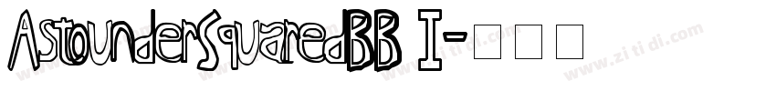 AstounderSquaredBB I字体转换